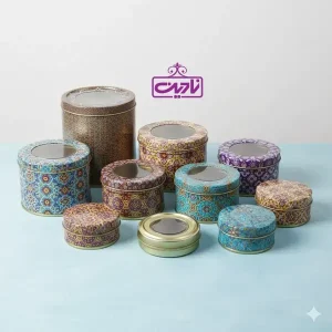 ظروف فلزی زعفران
